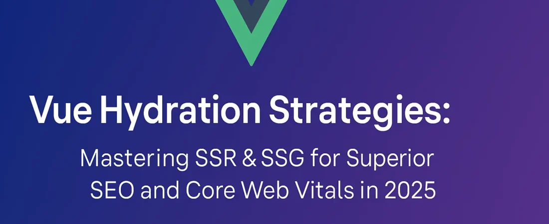 Vue Hydration Strategies: Mastering SSR & SSG for Superior SEO and Core Web Vitals in 2025
